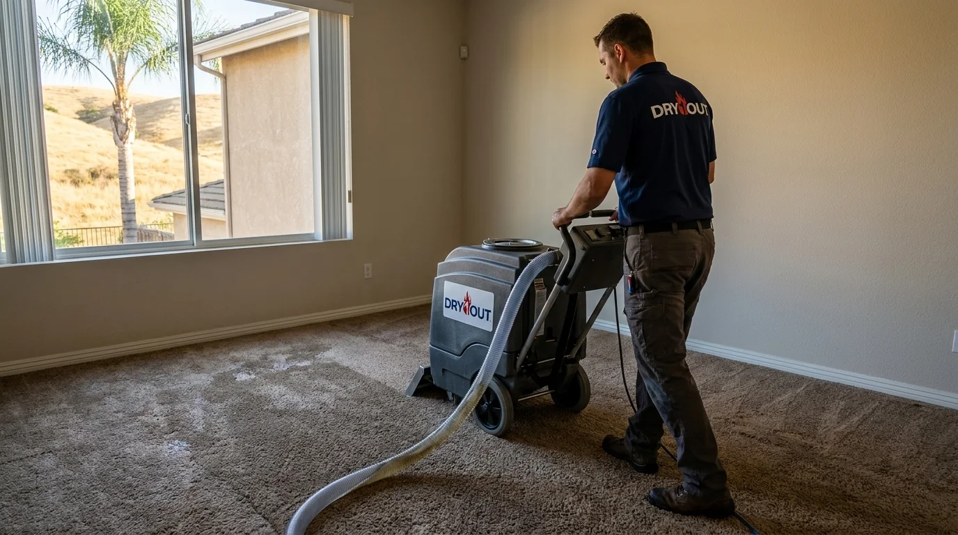 24/7 Emergency Carpet Water Extraction in Vista